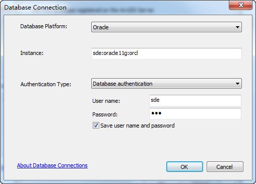 ArcGIS Server注册地理数据库报machine:机器名[Oracle:(null)]错误的修改