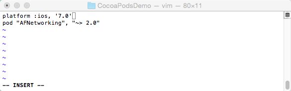 CocoaPods 安装使用