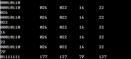 ASCII码表以及不同进制间的O(1)转换