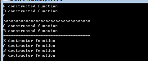 C++构造函数、析构函数、虚析构函数