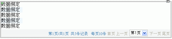 可分页的Repeater控件