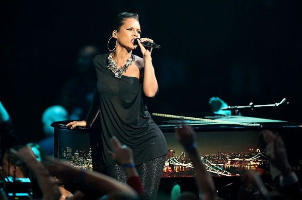 Alicia Keys performs 