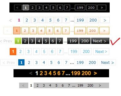 Web编程前端之4：css+div多样式可定制完美分页全攻略