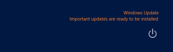 [Windows Update, Important updates are ready to be installed.]（Windows Update，已准备好安装重要更新。）