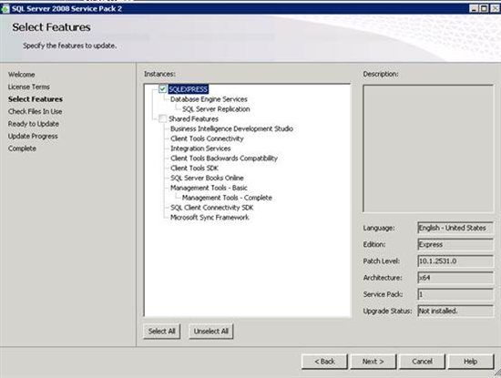 SQL 2008 SP2 找不到SQL Server Engine