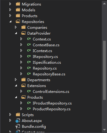 Asp.net Webform 使用Repository模式实现CRUD操作代码生成工具