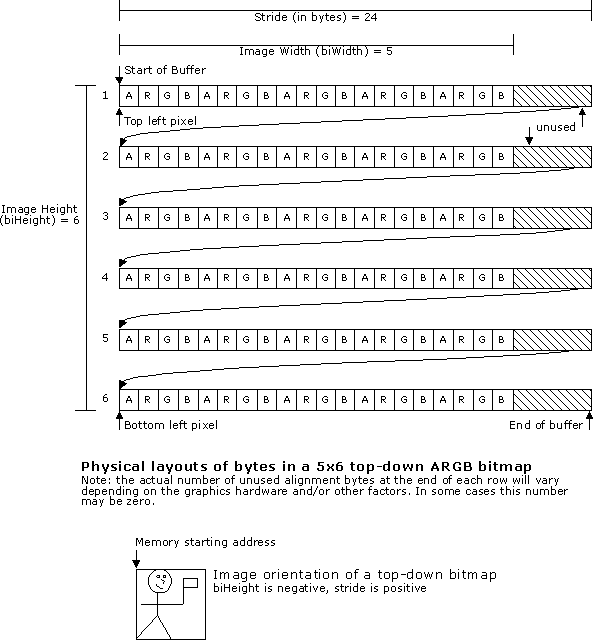 Delphi TBitmap Scanline