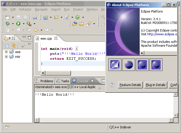 用Eclipse + CDT + MinGW做Windows编程（前言+第一部分）