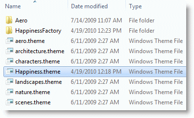 How to Share a Theme With All Users in a Windows 7 Computer?