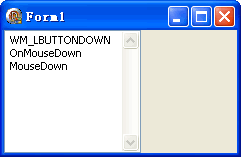 学习 Message(3): 响应 WM_LBUTTONDOWN 消息