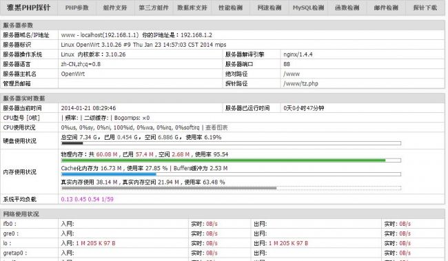 OpenWrt+nginx+php安装discuz