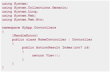 ASP.NET MVC 的URL路由介绍