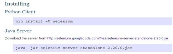 基于Selenium2与Python自动化测试环境搭建