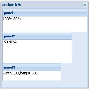 EXTJS4自学手册——EXT容器布局（Auto,Anchor,Absolute,Hbox）