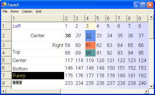 CodeProject每日精选: Grid controls