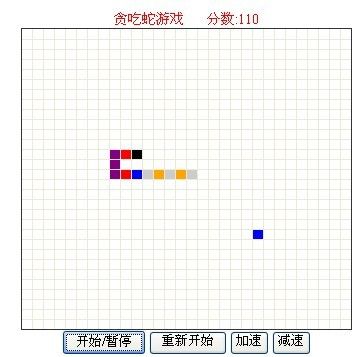 饶有兴致的用javascript做了个贪食蛇游戏