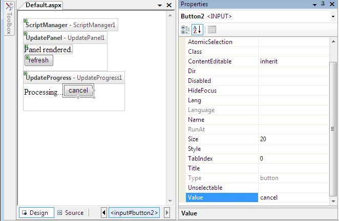 ASP.NET AJAX入门系列(7)使用客户端脚本对UpdateProgress编程