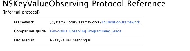 KVO(NSKeyValueObserving)、KVC(NSKeyValueCoding)作用浅谈