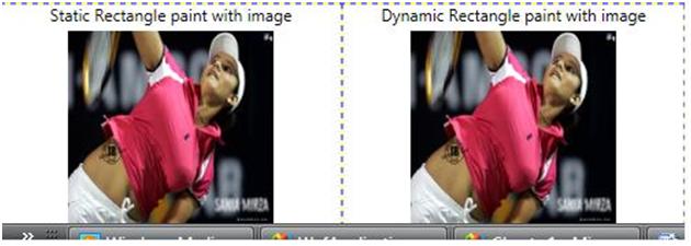 Dynamic and static Rectangle in WPF
