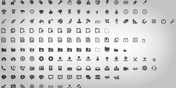 Flat Icons & Icon Fonts