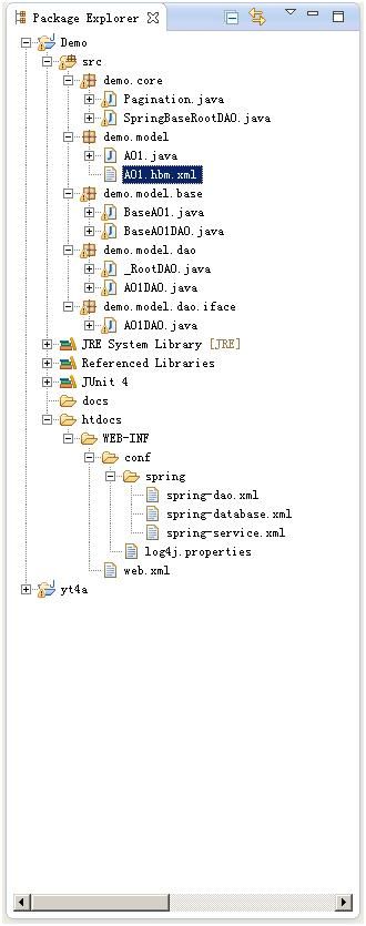 eclipse配置Struts2、Hibernate3、Spring2.5范例