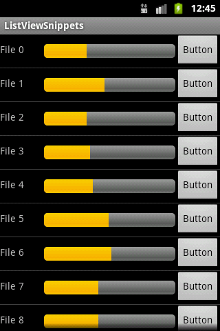 Android笔记-ListView总结(多选框ListViiew,动态加载，多线程更新ListView中的进度条)