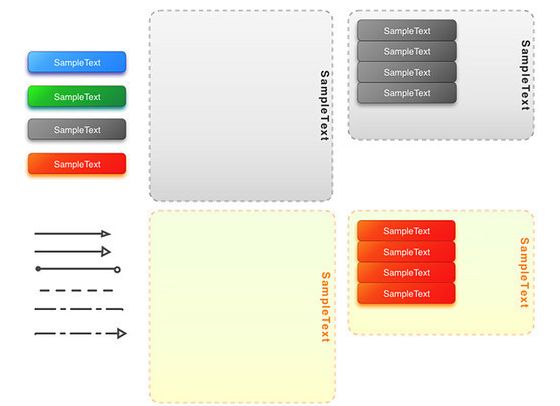 Colorfill boxes