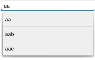 Android：控件AutoCompleteTextView 自动提示