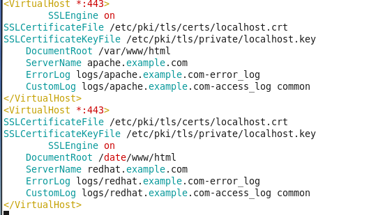 《Apache之虚拟主机的配置》——RHEL6.3