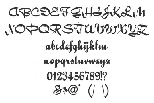 script fonts