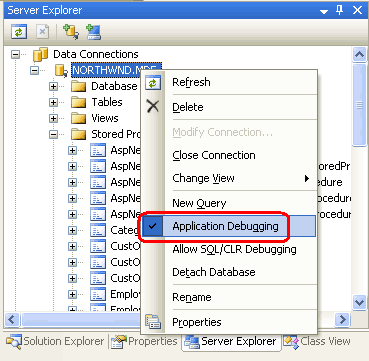 转:通过 Visual Studio 对 SQL Server 中的存储过程设置断点并调试