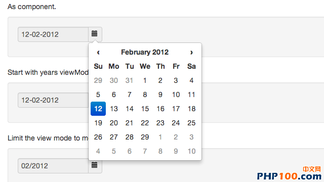 Bootstrap DatePicker