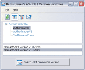 [网摘].NET 程序员十种必备工具-ASP.NET Version Switcher