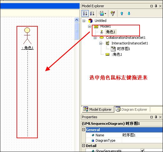 StarUML中时序图添加小人