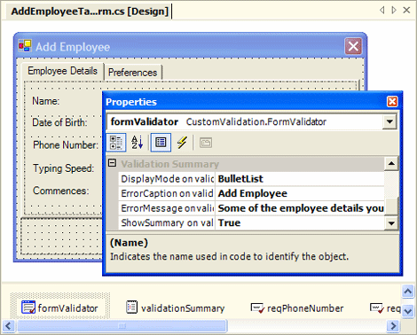 【MSDN文摘】使用自定义验证组件库扩展windows窗体: Container Scope