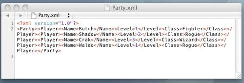 Screenshot of our Modified XML
