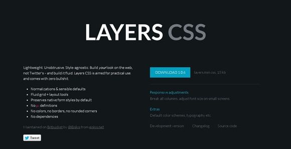 Layers CSS - free html5 frameworks