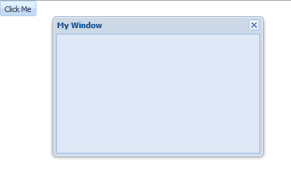 ExtJS4 window