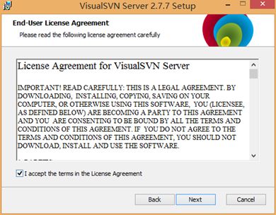 VisualSVN SERVER的安装和使用