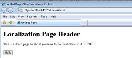 超级简单：ASP.NET Localization （本地化，多语言）