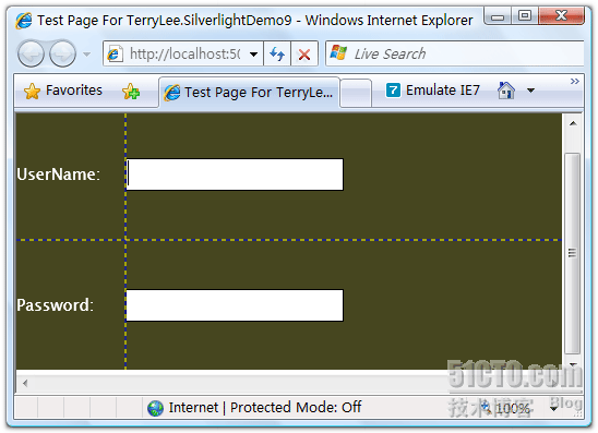 （3）：Silverlight 2 界面布局