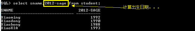 跟我一起学Oracle 11g【7】----SQL 基础学习