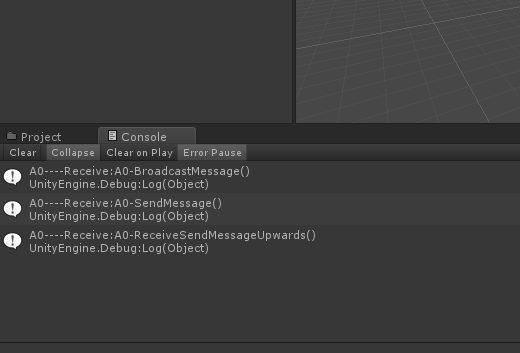 Unity3D笔记九 发送广播与消息、利用脚本控制游戏