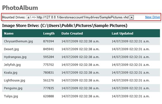 探索 Windows Azure Storage