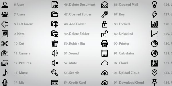 Flat Icons & Icon Fonts