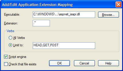 Adding a mapping for all file types