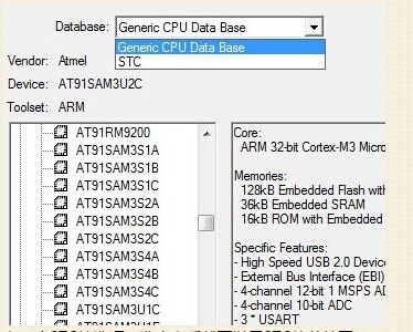 在keil 4中添加stc系列芯片的方法--【sky原创】