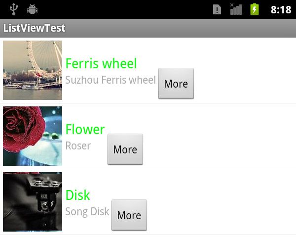 Android控件之ListView