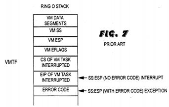 Reentrant protected mode kernel using virtual 8086 mode interrupt service routines