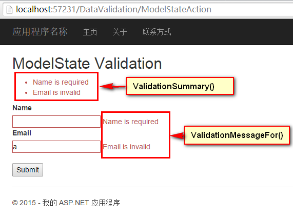 MVC5 + EF6 + Bootstrap3 (15) 应用ModelState和Data Annotation做服务器端数据验证